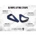 Gymreapers Cotton Olympic Lifting Straps for Weightlifting, Snatch, Clean, Powerlifting, Deadlifts - Navy (Pair) - Buy Online on GoSupps.com