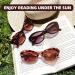 Buy LADEESSE 3 Pack Bifocal Reading Sunglasses for Women | Fashion Cateye Sun Readers UV400 +2.00 Protection | Stylish Outdoor Reading Glasses - Buy Online on GoSupps.com