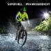 Uppel Bicycle Light Front 2600 Lumens - USB C Connection Waterproof 5 LEDs 4 Modes - Best Aluminum Bike Lamp for Night Rides (Black) - Buy Online on GoSupps.com