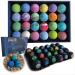 Men's Bath Bombs Gift Set. 24 Therapeutic Shea Bath Bombs for Men! Large Spa Fizzers with Moisturizing & Essential Oils. Aromatherapy Bath Bomb Set Makes Best Gift Set for Men  Husband  Boyfriend etc