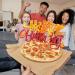 Pizza Theme Birthday Party Cake Topper Red - Buy Online on GoSupps.com