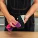 Extra Absorbent Microfiber Cleaning Cloth - 18x18cm Pink & Purple | Ideal for Cooking & Kitchen Use - Buy Online on GoSupps.com