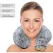 Bauer Professional 63719 Neck and Shoulder Hot Water Bottle with Faux Fur Cover - Relieve Pain and Relax Muscles - Dark Grey - Buy Online on GoSupps.com