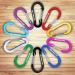 Werewolves Keychain Carabiner Set - 10pcs 2 Aluminum Mini Carabiner Clips with 5 Key Rings Assorted - Buy Online on GoSupps.com