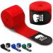 Bandages box 5 meters in half -tastic and with thumb loop.Box bandages for men and women (kickboxing Muay Thai MMA martial arts fit boxes).Breathable boxing bandage red
