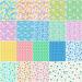 Flowerhouse Gentle Petals Jelly Roll by Debbie Beaves for Robert Kaufman - Spring Florals 2.5 Strips Bundle (RU-1093-40) - Buy Online on GoSupps.com