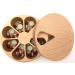 Fashciaga Wood Daily Weekly Pill Organizer & Storage Box (Beech) - Organize Vitamins, Medicines, Spices, Jewelry & More! - Buy Online on GoSupps.com