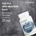 High Strength 25mg Iron Tablets for Women & Men | Blood Support, Reduce Fatigue | Enhanced Absorption, Non-Constipating | 60 Count - Buy Online on GoSupps.com