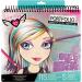 Fashion Angels Fashion Design Sketch Portfolio - Full Size Book for Kids - Brown/A - Includes Makeup, Hair Design - 11451 - Buy Online on GoSupps.com