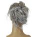 CAISHA by PRETTYSHOP XXL Hairpiece Scrunchy Updo Bridal Hairstyle - Voluminous Wavy Messy Bun in Gray Mix | G10F & 9T60B - Buy Online on GoSupps.com