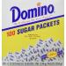 Domino Premium Pure Cane Sugar Packets, 100 Packets of 0.12 OZ (3.54g) each, Pack of 2