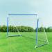 Anivia 4' x 6' Metal Frame Soccer Goals for Backyard with Net, Kids Soccer Goal, Foldable Portable Soccer Goal, 1:1 Based on Regular Football Goal BLUE