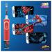 Oral-B Kids Spiderman Electric Toothbrush for Children | Extra Soft Bristles 2 Modes Timer & Stickers - Ideal for Ages 3+ - Buy Online on GoSupps.com