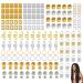190 Pcs Hair Accessories for Braids Alloy Hair Braid Rings Hair Cuffs Hair Charms Pendant Hair Beads Set Gold & Sliver Dreadlocks Hair Accessories Hair Jewelry for Women Men Braids