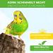 2 x Cork Seating Board for Birds - 10cm x 10cm 100% Natural Cork Fun with Fastening & 2 Nibbles - Perfect for Budgies - Buy Online on GoSupps.com