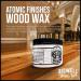 Atomic Finished Wood Wax - Premium Beeswax Furniture Polish & Cleaner 6 oz | Multipurpose Natural Wax for International Shipping - Buy Online on GoSupps.com