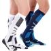 COMPREX Compression Stockings | Ultimate Ski Travel & Pregnancy Socks | Breathable Compression Socks (White/Gray Size 35-38) - Buy Online on GoSupps.com
