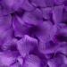 Super Z Outlet Silk Fabric Flower Mini Rose Petals for Weddings (1000 Pieces) (Purple)