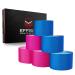 Effect Physio Kinesiotapes 5m x 5cm In many colors I 6 Sport Rollen Set |Kinesio tape waterproof & elastic i extra strong kinesio tape |Elastic cintex