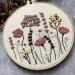 Harimau Floral Plant Cross Stitch Kit - 3 Pack Embroidery Set for Beginners with Stamped Cloth, Hoops, Color Threads, and Tools - Buy Online on GoSupps.com