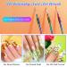3 Pieces Kolinsky Acrylic Nail Brush Set with Rainbow Size 2 4 5 - Non-slip Handle, Silver Metal - 3D Nail Art Brushes - Buy Online on GoSupps.com