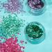 Biodegradable Eco-Glitter | Moon Glitter | 100% Organic Cosmetic Glitter Set (6x3g) with Fixation Gel | Face Body Nails Hair Lips - Buy Online on GoSupps.com