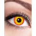 Eyecatcher 84063141-615 - Colored contact lenses 1 pair for 12 months red black carnival Mardi Gras Halloween Orc