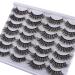 8D Fluffy False Eyelashes - Wispy Faux Mink Cat Eye Lashes | Lightweight 14 Pairs Pack for Stunning Look - Buy Online on GoSupps.com