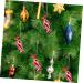 KALLORY 90 Pcs Christmas Red Candy Red Garland Red Ornament Adorable Xmas Hanging Candy Delicate Crutch 7x3cm Red - Buy Online on GoSupps.com