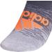 adidas Boys' Youth Superlite Badge of Sport 6-Pack No Show Socks - Large, Onix Grey/Signal Orange - Buy Online on GoSupps.com