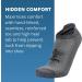 Hidden Comfort No-show Running Socks (4 Pairs) - Men and Women, White, Black, Charcoal, Gray, Medium - Buy Online on GoSupps.com