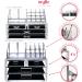 Premium Acrylic Makeup Jewelry Organizer - 16 Compartments & 4 Drawers for Lipsticks Brushes & Cosmetics - Clear Beauty Storage Solution - Buy Online on GoSupps.com