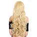 WIG ME UP 6057-24B: Long Curly Ladies Wig with Frayed Bangs - Blonde & Golden Blonde - Buy Online on GoSupps.com