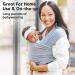 KeaBabies Baby Wrap Carrier - All in 1 Original Breathable Baby Sling  Lightweight Hands Free Baby Carrier Sling  Baby Carrier Wrap  Baby Carriers for Newborn Infant  Baby Wraps Carrier (Classic Gray) - Buy Online on GoSupps.com