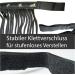Premium Fly Mask with Fringe & Velcro Fastener for Horses | Black Pony Shetty Cob & Warmblood Sizes - Buy Online on GoSupps.com