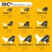 Buy IDC Powerharness 3XL/4 - Premium Black Dog Harness | International Shipping Available - Buy Online on GoSupps.com