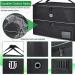 Jaffzora Golf Trunk Organizer - Waterproof 2-Layer Car Locker Bag for Golf Gear and Shoes - Perfect Gifts for Men - Black - Buy Online on GoSupps.com
