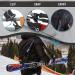 Sklon Ski Strap and Pole Carrier | Easy Transport for Ski Gear | Cushioned Shoulder Sling | Ideal for Families - Men, Women, Kids | Black - Buy Online on GoSupps.com