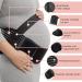 Maternity Belly Band Abdominal Binder Black | Elastic Waist Support for Prenatal Pregnancy | Pelvic Pain Relief & Back Brace | Breathable Tummy Bump Sling Belt - Large - Buy Online on GoSupps.com