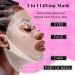 Moisturizing Sheet Masks for Face, Chin, and Neck - Beauty Spa Anti-Aging Treatment Set for Men and Women - Hydrating, Soothing, and Brightening Formula - 5 Sheets - Buy Online on GoSupps.com