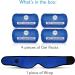 Face Ice Pack for Wisdom Teeth, Jaw, Head, and Chin - 4 Reusable Hot/Cold Gel Packs for Oral Pain Relief, TMJ, Facial Surgery - Buy Online on GoSupps.com
