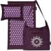 ProsourceFit Acupressure Mat and Pillow Set - Natural Royal Lilac for Back/Neck Pain Relief & Muscle Relaxation - Buy Online on GoSupps.com