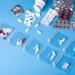 Reusable Pill Pouches with Slide Lock | 14 Count Monday-Sunday Pill Bags | EVA Plastic for Vitamins & Medicines - Buy Online on GoSupps.com