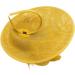 Caprilite Yellow and Yellow Sinamay Big Disc Saucer Fascinator Hat for Women Weddings Headband - Buy Online on GoSupps.com