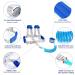 Kid's Toddler Harness & Leash Combo - Child Leash 2 in 1 Wrist-to-Wrist Safety Backpack - Blue 8.2 Feet - Buy Online on GoSupps.com