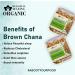 Blessfull Healing Organice Brown Chana 1 lb (453 Gram) - Buy Online on GoSupps.com