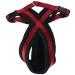 Trixie Premium touring harness size S: chest circumference 35 65 cm/20 mm in red - sporty dog harness with pleasant fleece padding continuously adjustable for small dogs 203703 red S: 35 65 cm/20 mm