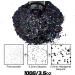 Holographic Black Chunky Glitter 100g for Epoxy Resin, Nail Art, Body, Face, Hair, Slime Making - Buy Online on GoSupps.com
