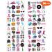 50s Temporary Tattoos (96PCS) - Birthday Party Decorations & Favors for Fans | Women, Men, Boys, Girls | School Prizes & Gifts - Buy Online on GoSupps.com