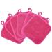 Bloom seed make -up made of microfiber - reusable microfiber face cleaning cloth - make -up removered cloth pink (8 x 8inch 6 pieces) pink (8x8inch) 1 piece (6 Pack)